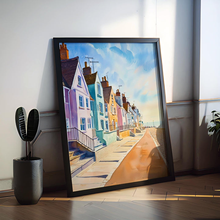 Aldeburgh watercolor poster Wall Art Aldeburgh Wall Hanging Home Décor Aldeburgh Gift Art Lovers England Wall Art