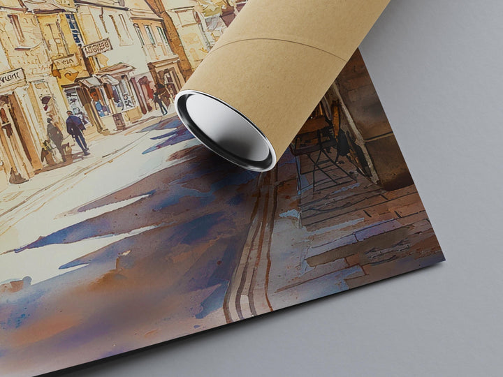 Cirencester watercolor poster Wall Art Cirencester Wall Hanging Home Décor Cirencester Gift Art Lovers England Wall Art