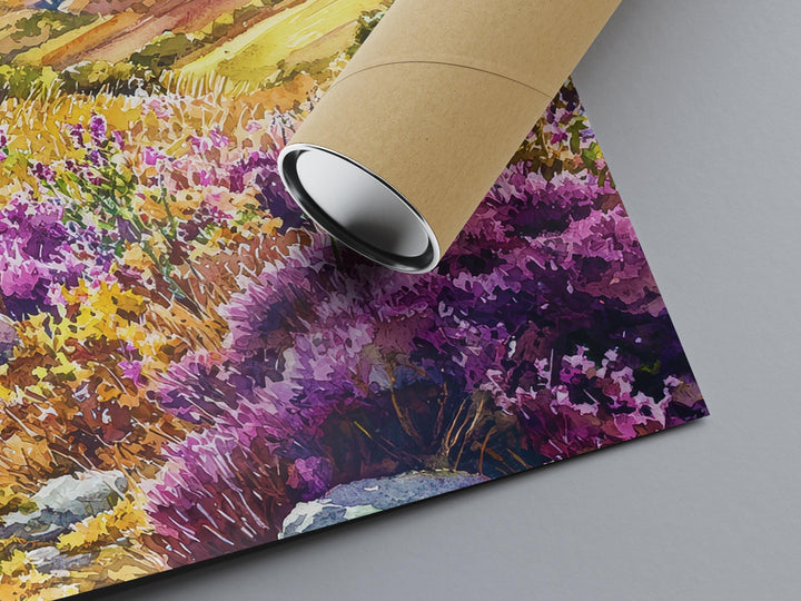 Exmoor watercolor poster Wall Art Exmoor Wall Hanging Home Décor Exmoor Gift Art Lovers England Wall Art