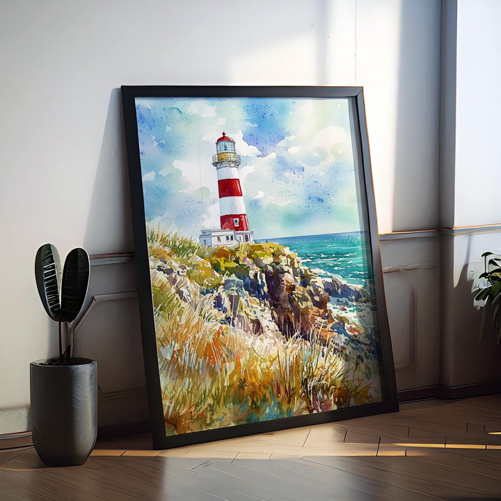 Portland watercolor poster Wall Art Portland Wall Hanging Home Décor Portland Gift Art Lovers Maine Wall Art