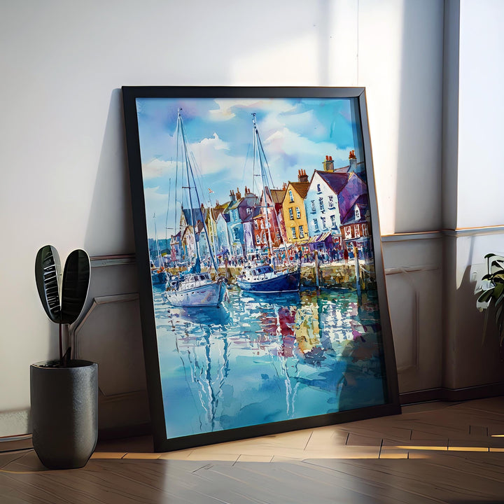 Weymouth watercolor poster Wall Art Weymouth Wall Hanging Home Décor Weymouth Gift Art Lovers England wall art