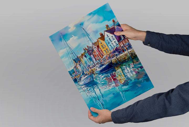 Weymouth watercolor poster Wall Art Weymouth Wall Hanging Home Décor Weymouth Gift Art Lovers England wall art