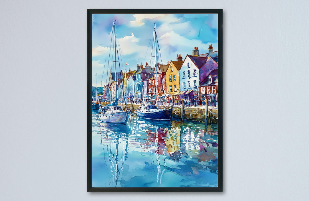 Weymouth watercolor poster Wall Art Weymouth Wall Hanging Home Décor Weymouth Gift Art Lovers England wall art