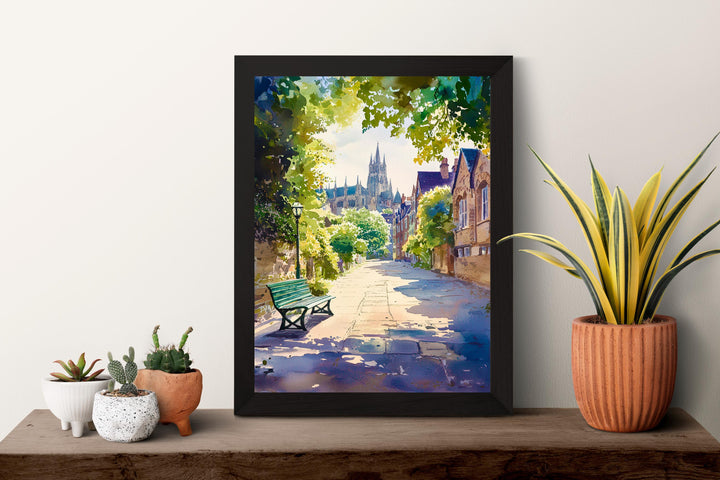 Winchester watercolor poster Wall Art Winchester Wall Hanging Home Décor Winchester Gift Art Lovers England Art Lover Gift