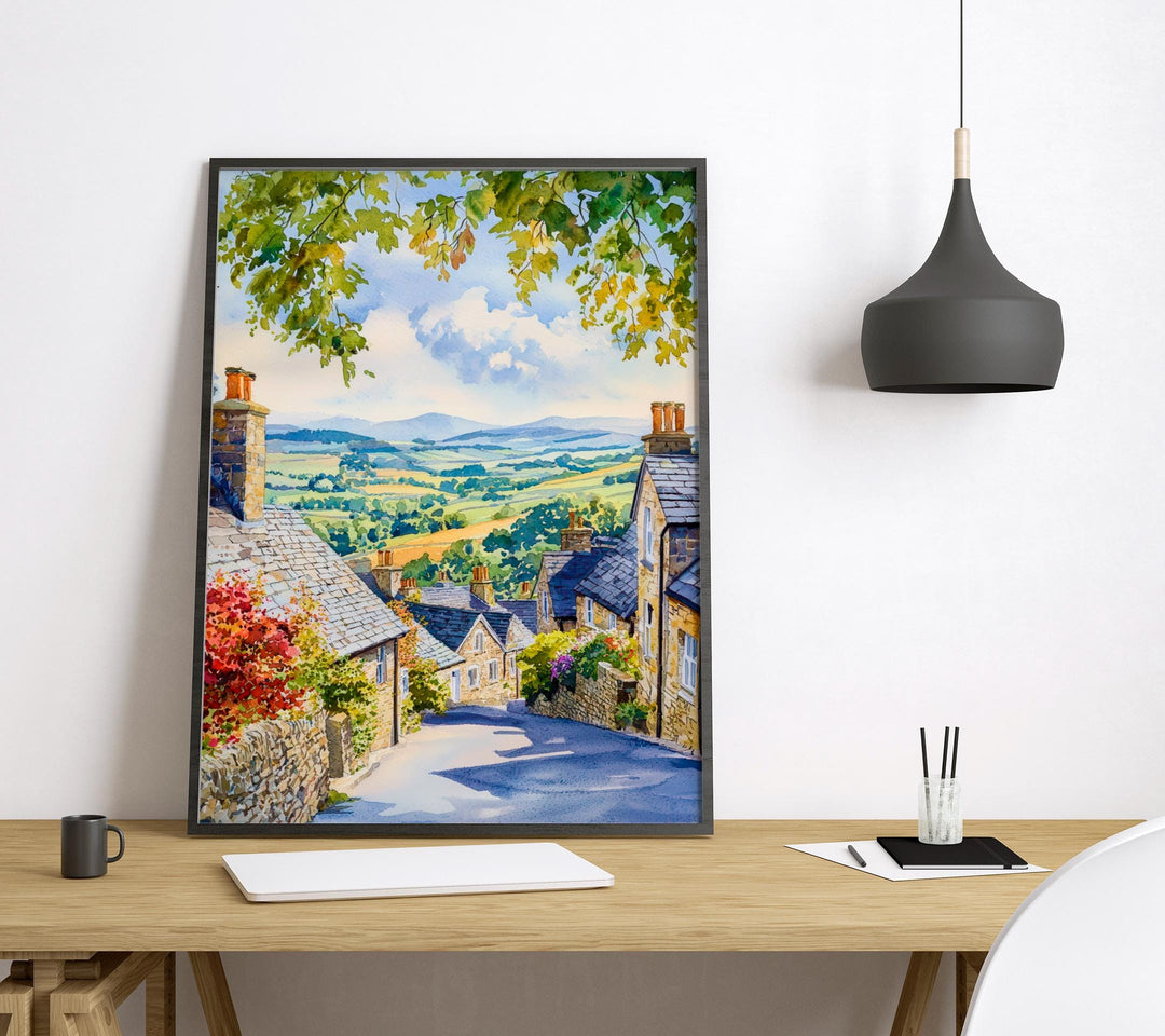 Kendal watercolor poster Wall Art Kendal Wall Hanging Home Décor Kendal Gift Art Lovers England Wall Art