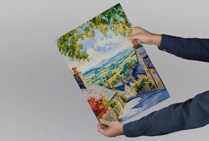 Kendal watercolor poster Wall Art Kendal Wall Hanging Home Décor Kendal Gift Art Lovers England Wall Art