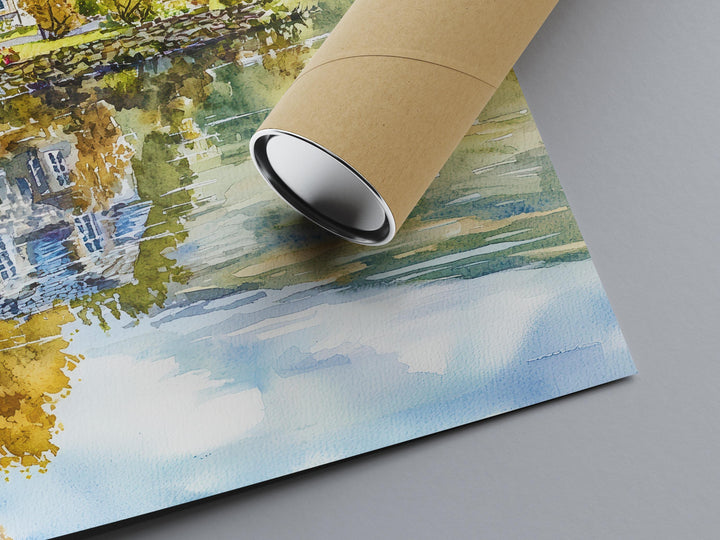 Grasmere watercolor poster Wall Art Grasmere Wall Hanging Home Décor Grasmere Gift Art Lovers England Wall Art