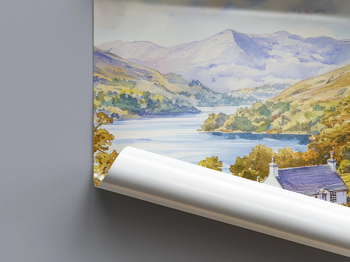 Coniston watercolor poster Wall Art Coniston Wall Hanging Home Décor Coniston Gift Art Lovers England Wall Art