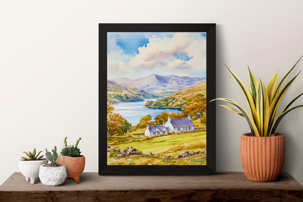 Coniston watercolor poster Wall Art Coniston Wall Hanging Home Décor Coniston Gift Art Lovers England Wall Art