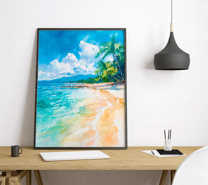 Port Douglas watercolor poster Wall Art Port Douglas Wall Hanging Home Décor Port Douglas Gift Art Lovers Australia Art Lover Gift