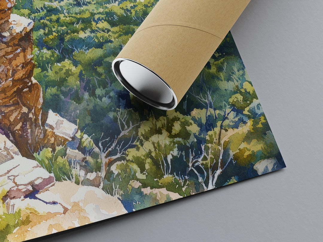 Grampians National Park watercolor poster Wall Art Grampians National Park Wall Hanging Home Décor Grampians National Park Gift Art