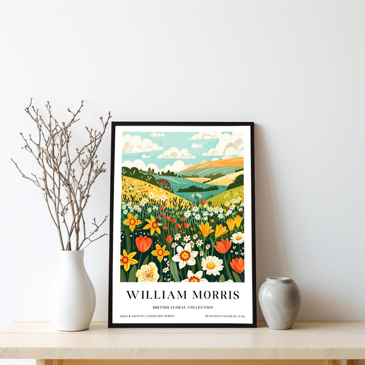 William Morris Flowers Poster Vintage Botanical Wall Art Classic Floral Print Timeless Nature Decor Elegant Garden Artwork for Home