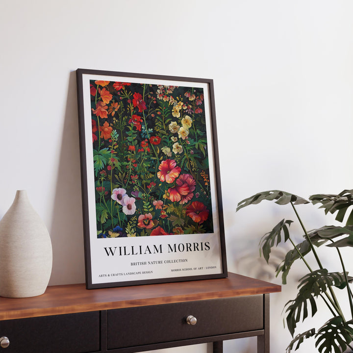 William Morris Wild Flowers Poster Vintage Botanical Wall Art Classic Floral Print Elegant Nature Decor Timeless Garden Artwork for Home