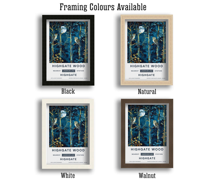 William Morris Highgate Wood Poster Vintage Woodland Wall Art Classic Nature Print Rustic Forest Decor Timeless Heritage Artwork for Home