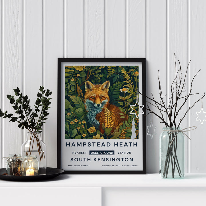 William Morris Hampstead Heath Poster Vintage Landscape Wall Art Classic Nature Print Rustic Countryside Decor Timeless Artwork for Home