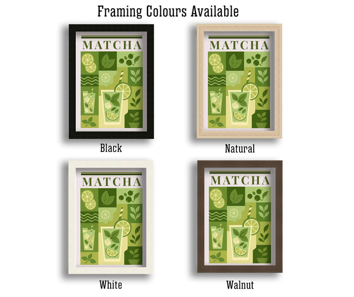 Matcha Kitchen Print Japanese Tea Poster Vintage Drink Art Kitchen Wall Art Asian Beverage Decor Dining Room Culinary Artwork