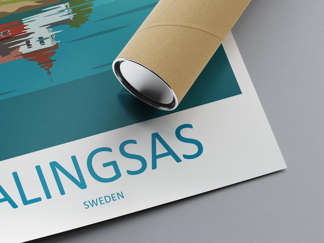 Alingsås Travel Print Alingsås Wall Decor Sweden Alingsås Art Alingsås Wall Art Sweden Poster Gift for Scandinavian Town Lovers