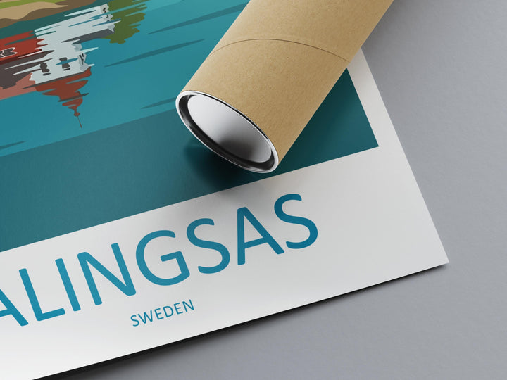 Alingsås Travel Print Alingsås Wall Decor Sweden Alingsås Art Alingsås Wall Art Sweden Poster Gift for Scandinavian Town Lovers