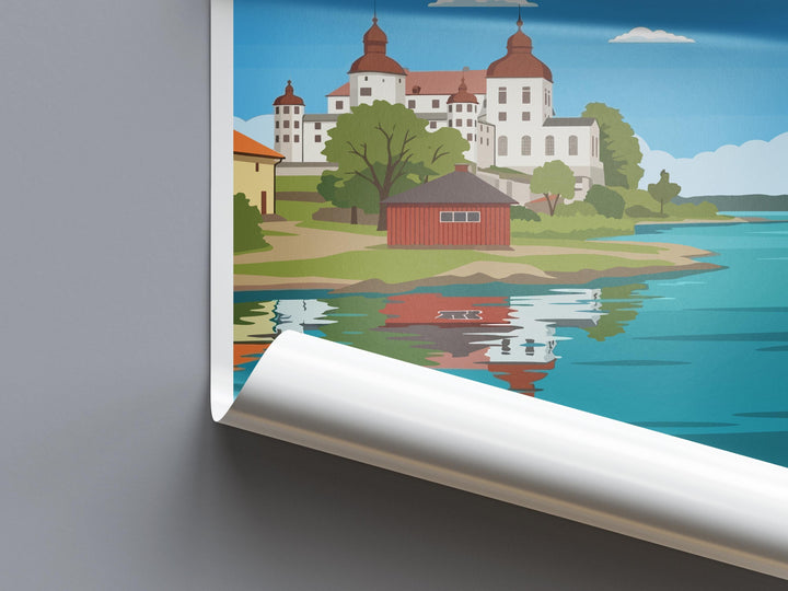 Alingsås Travel Print Alingsås Wall Decor Sweden Alingsås Art Alingsås Wall Art Sweden Poster Gift for Scandinavian Town Lovers