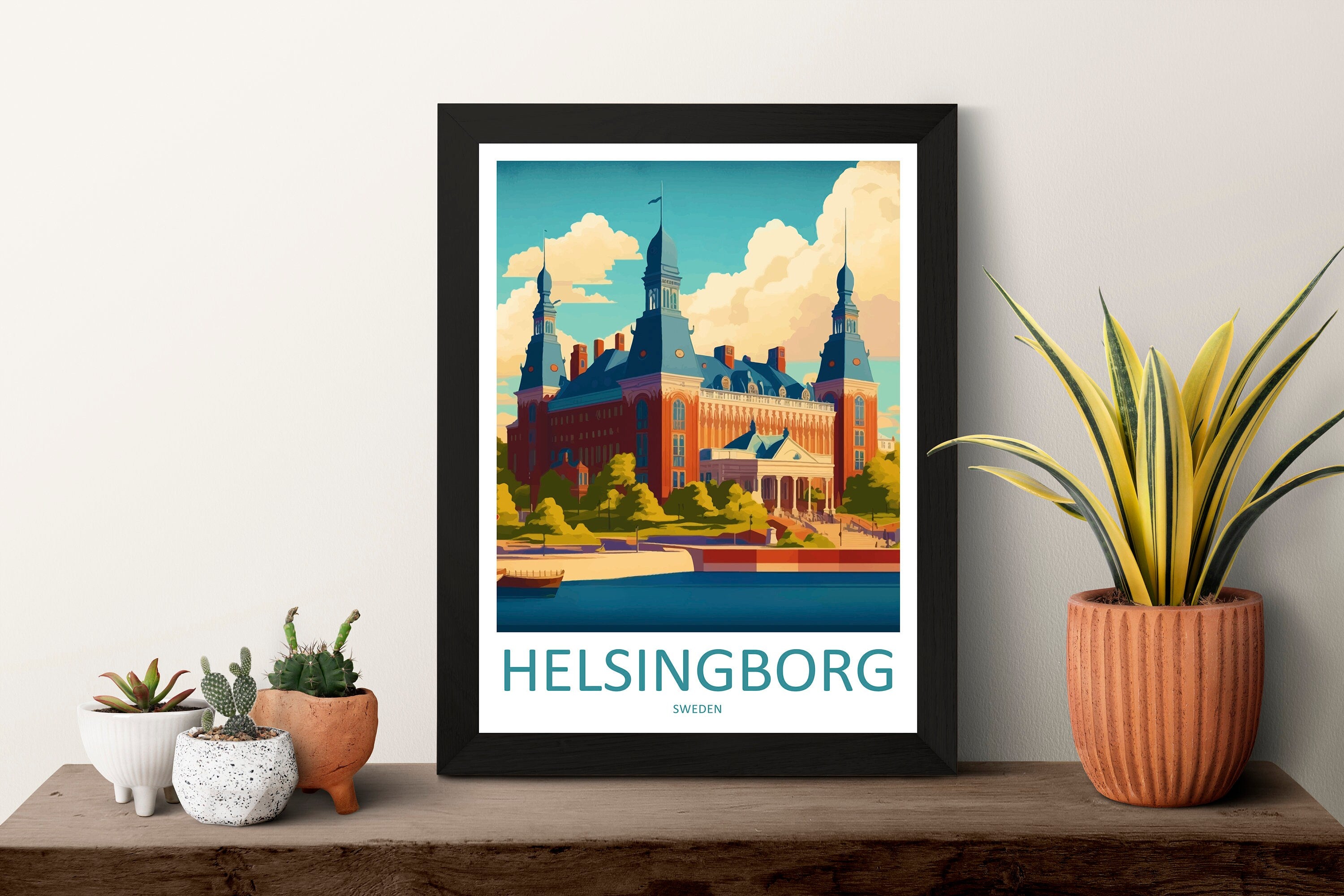 Helsingborg Print Helsingborg Home Décor Sweden Art Print Helsingborg Wall Print For Sweden Gift Wall Hanging Helsingborg Home Decor Artwork