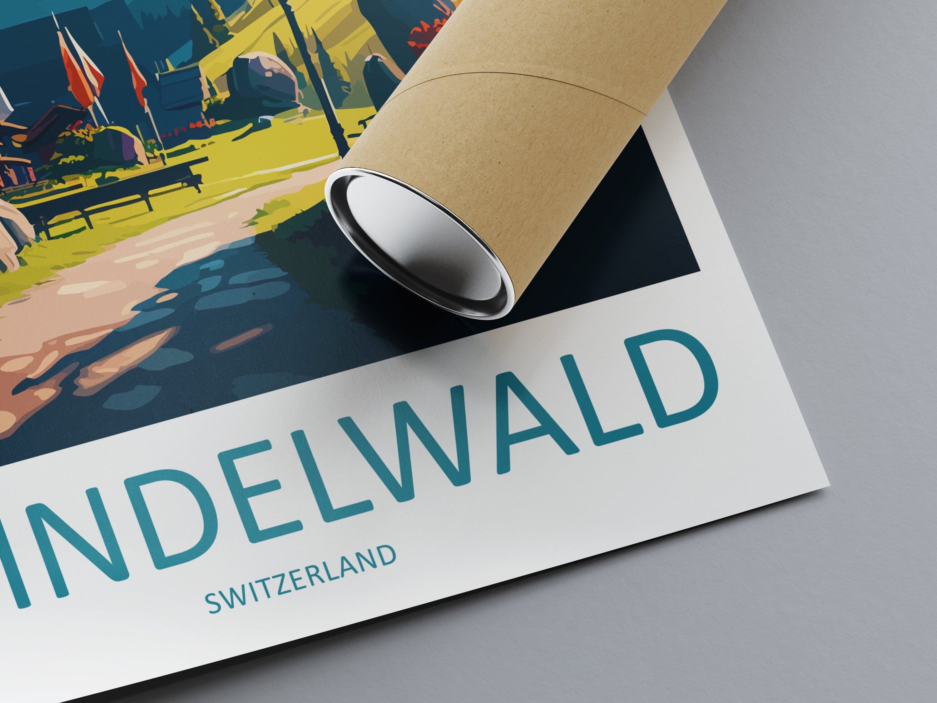 Grindelwald Print Grindelwald Home Décor Switzerland Art Print Grindelwald Wall Print For Switzerland Gift Wall Hanging Grindelwald Home Art