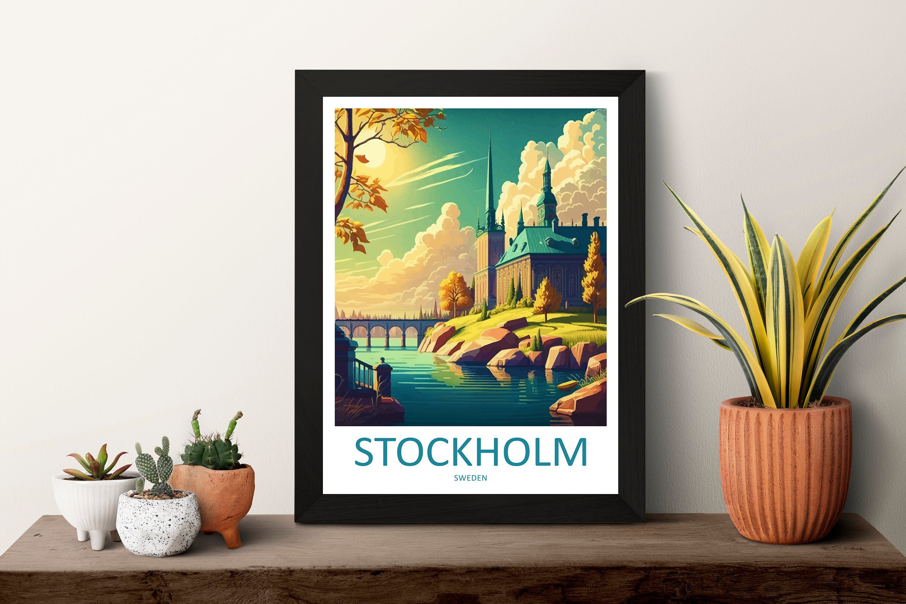 Stockholm Print Stockholm Home Décor Sweden Art Print Stockholm Wall Print For Sweden Gift Wall Hanging Stockholm Home Decor Artwork Swedish