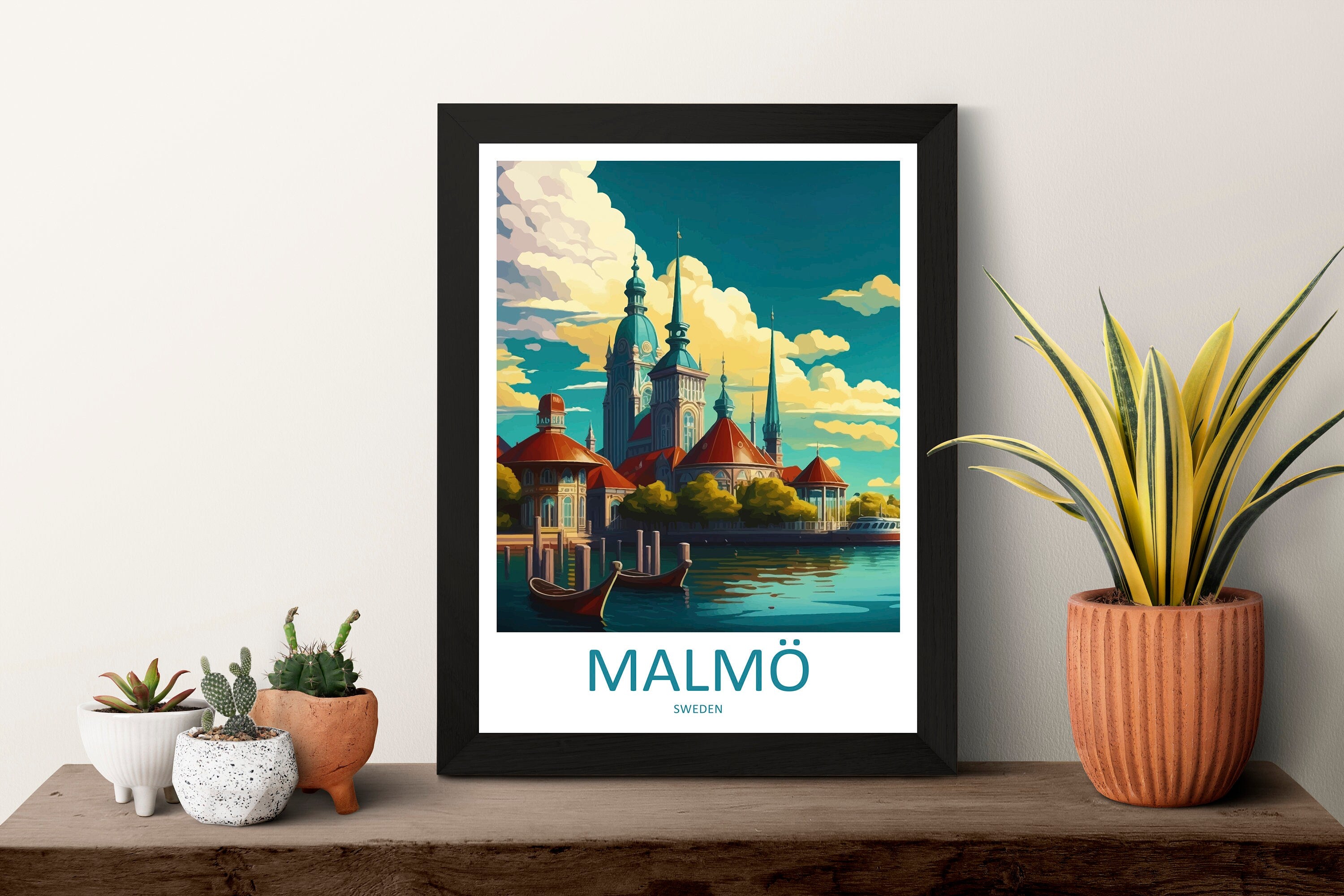 Malmo Print Malmo Home Décor Sweden Art Print Malmo Wall Print For Sweden Gift Wall Hanging Malmo Home Decor Artwork Malmo City Poster Art