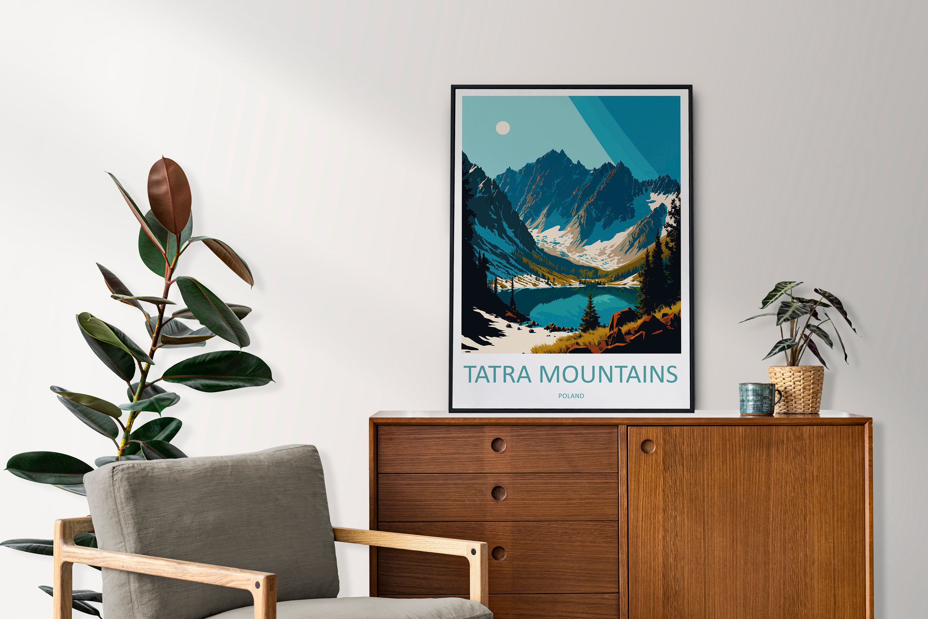 Tatra Mountains Print Tatra Home Decor Landscape Art Print Tatra Wall Art for Nature Enthusiast Gift Wall Hanging Tatra Poland Wall Art