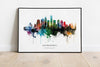 San Francisco Watercolour Skyline Print San Francisco Cityscape San Francisco Home Décor Art Print USA Wall Art San Francisco Souvenir Print