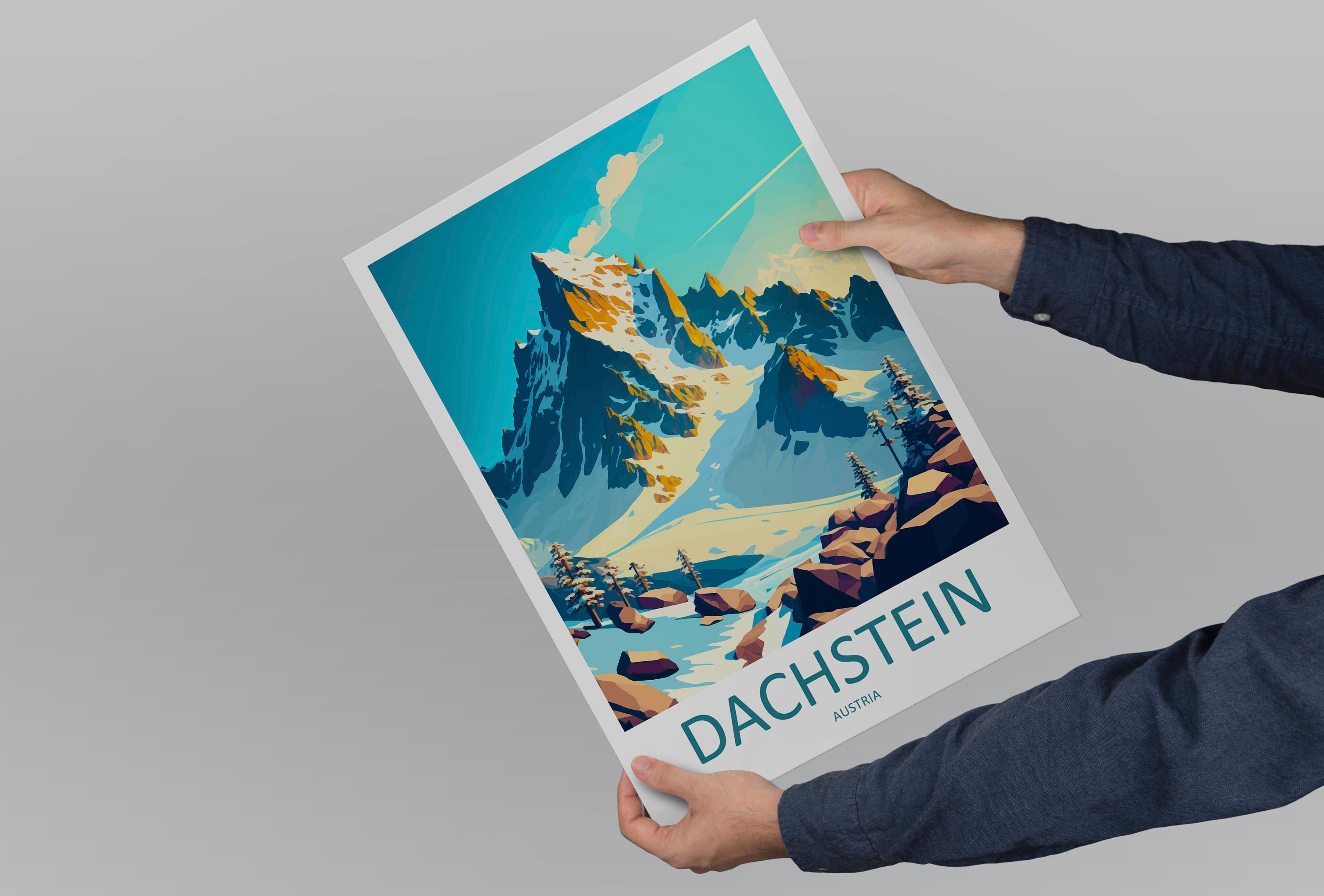 Dachstein Travel Print Dachstein Home Décor Dachstein Art Print Dachstein Wall Print For Austria Dachstein Gift For Doher Dachstein Wall Art