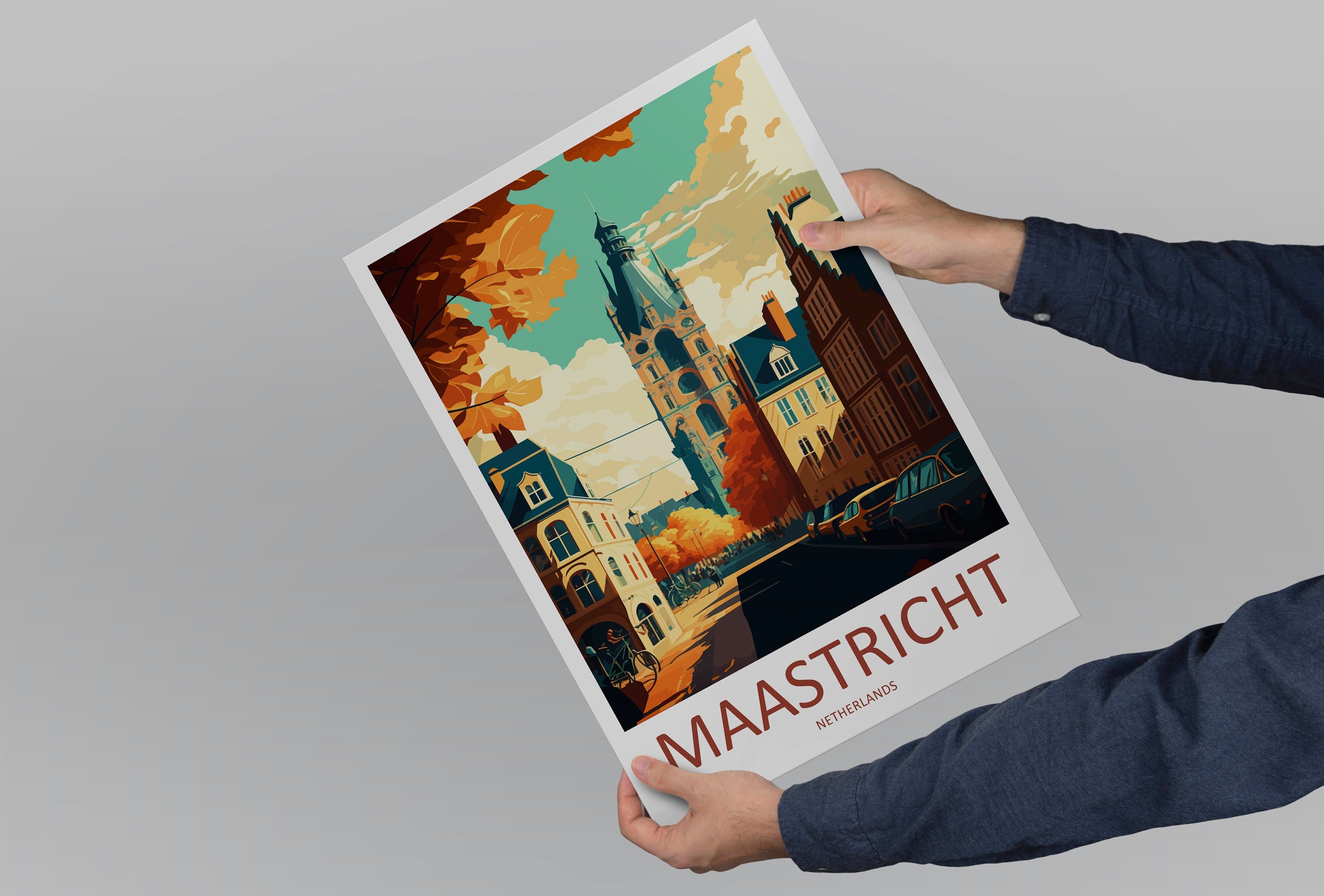 Maastricht Travel Print Maastricht Home Décor Maastricht Art Print Maastricht Wall Print Maastricht Gift For Netherlands Art Maastricht Wall