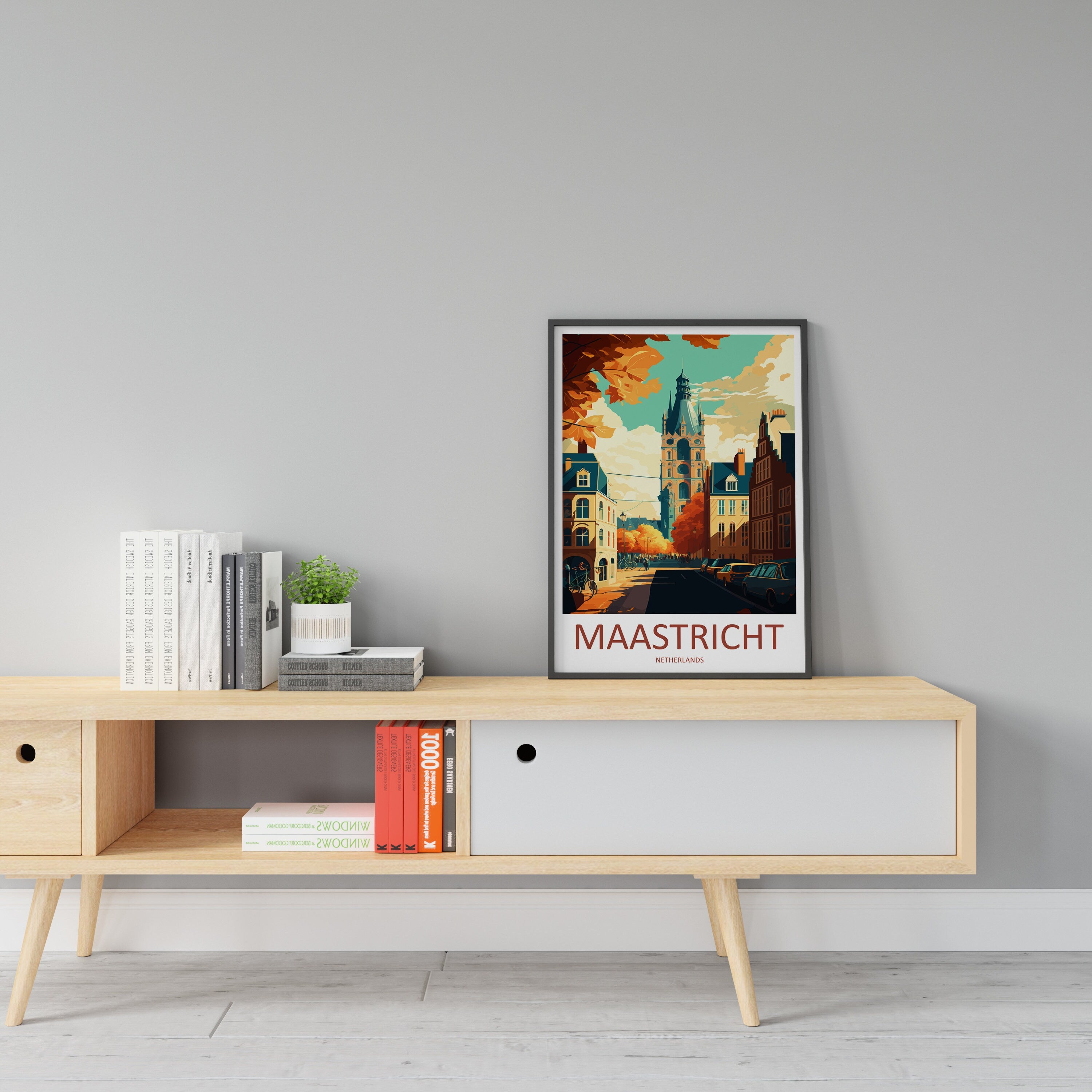 Maastricht Travel Print Maastricht Home Décor Maastricht Art Print Maastricht Wall Print Maastricht Gift For Netherlands Art Maastricht Wall