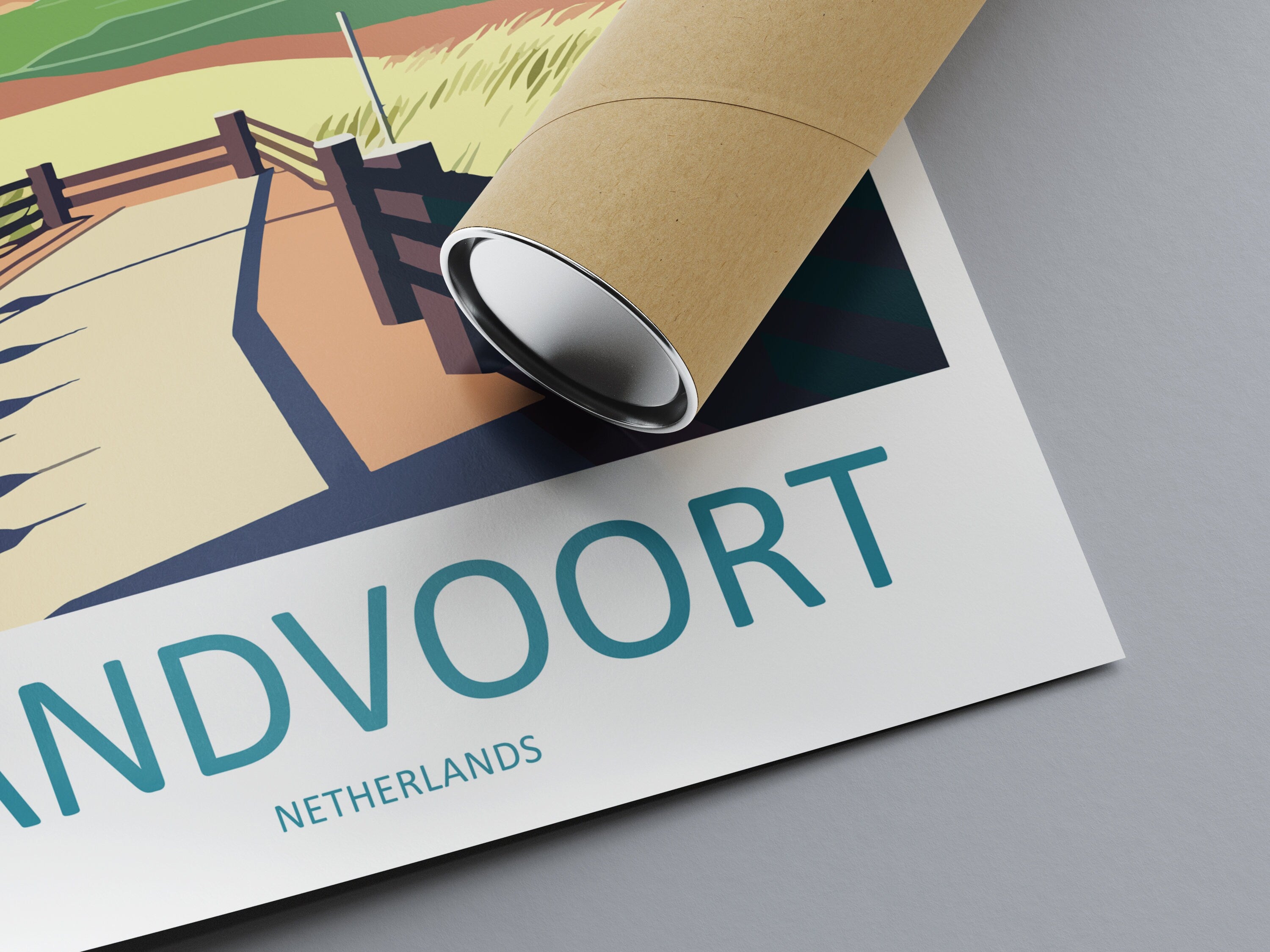 Vandvoort Travel Print Wall Art West Vandvoort Wall Hanging Home Decoration Vandvoort Gift Art Lovers Vandvoort Wall Art Netherlands Poster