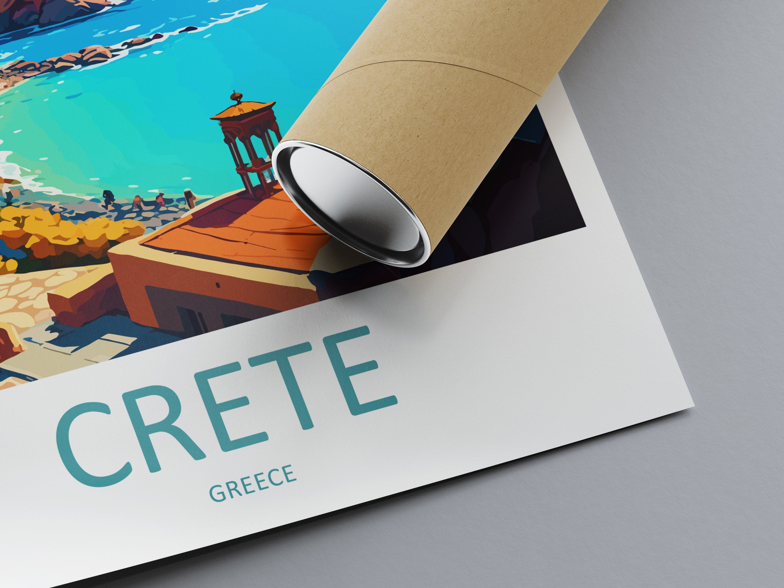 Crete Travel Print Wall Art Crete Greece Wall Hanging Home Decoration Crete Gift Art Lovers Wall Art Print Crete Wall Décor Greece Poster