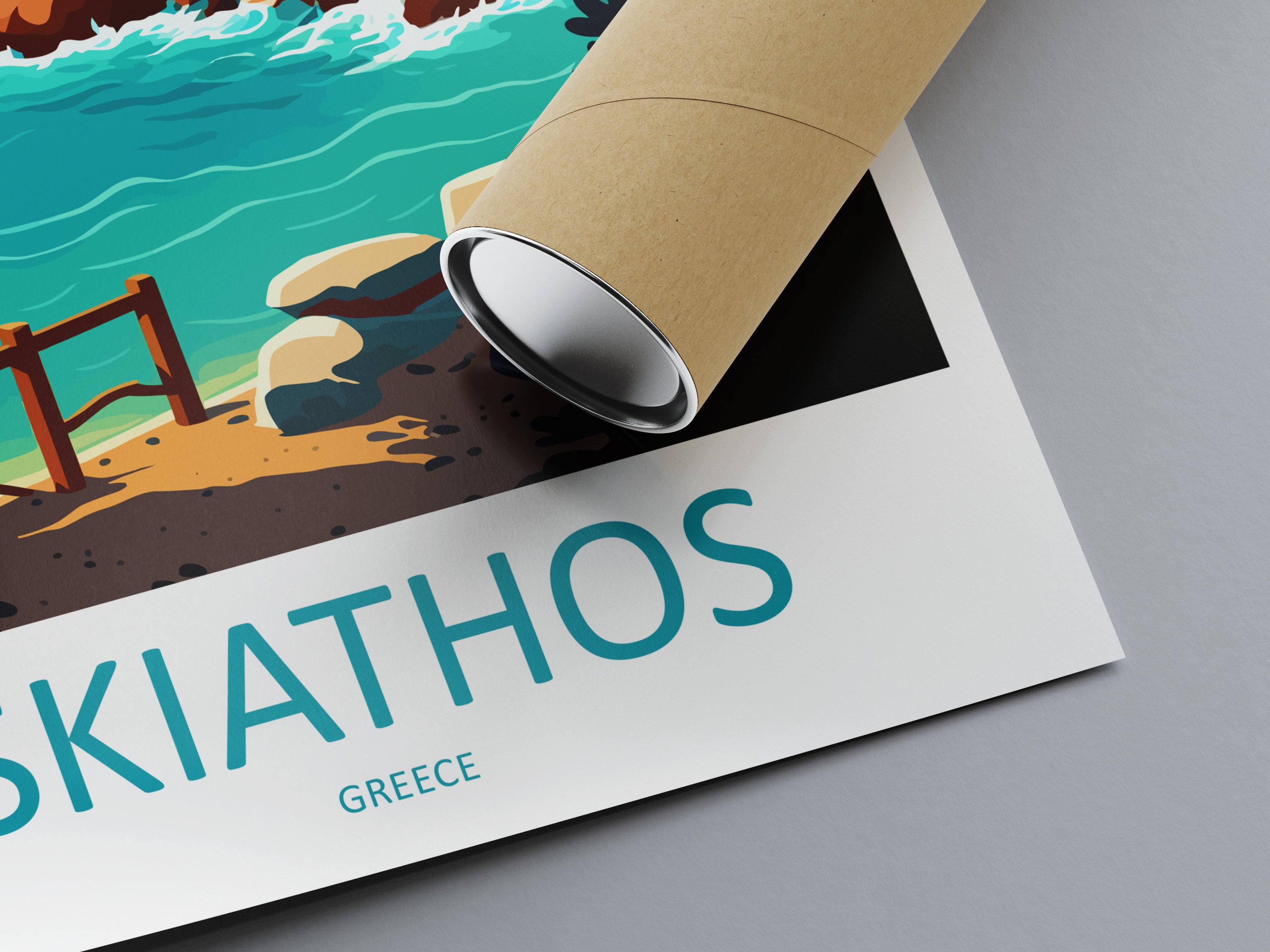 Skiathos Travel Print Wall Art Skiathos Greece Wall Hanging Home Decoration Skiathos Gift Art Lovers Wall Art Print Skiathos Greece Wall Art