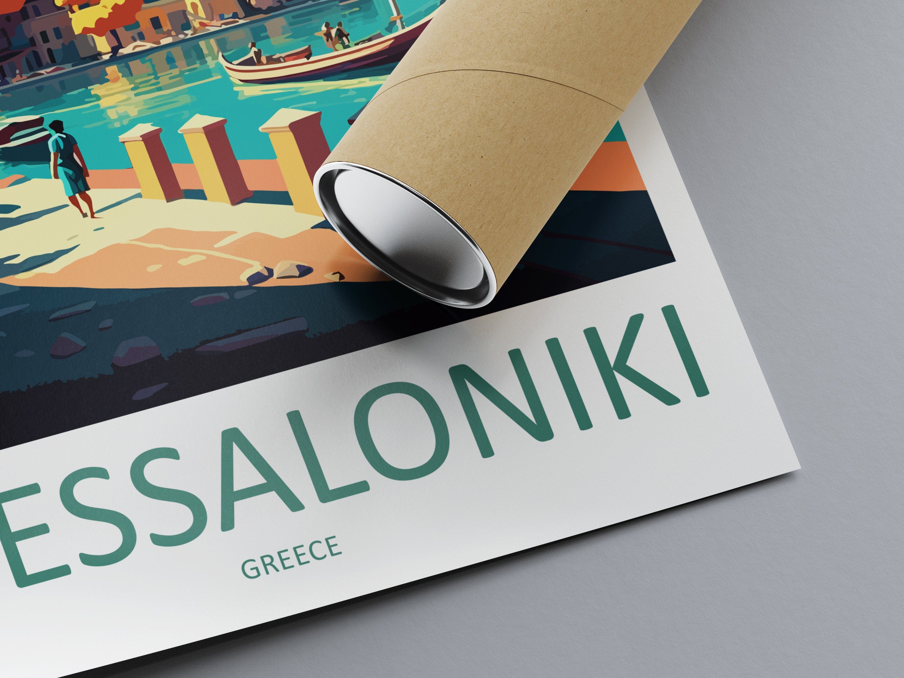 Thessaloniki Travel Print Wall Art Thessaloniki Greece Wall Hanging Home Decoration Thessaloniki Gift Art Lovers Wall Art Print Thessaloniki