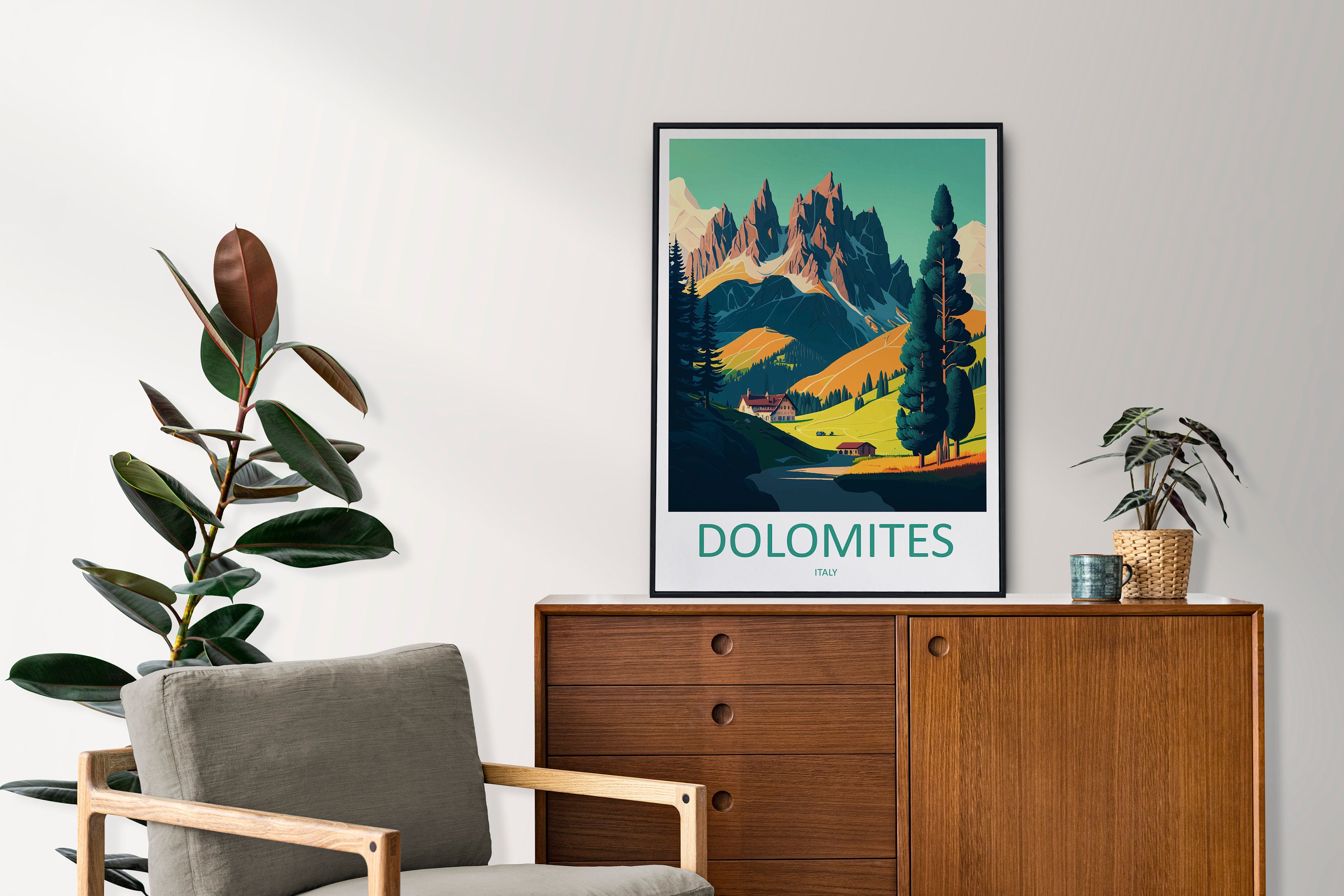 Dolomites Travel Print Dolomites Home Décor Dolomitic Alps Art Print Dolomite Mountains Room Print For Italian Mountains Gift Art Poster Art