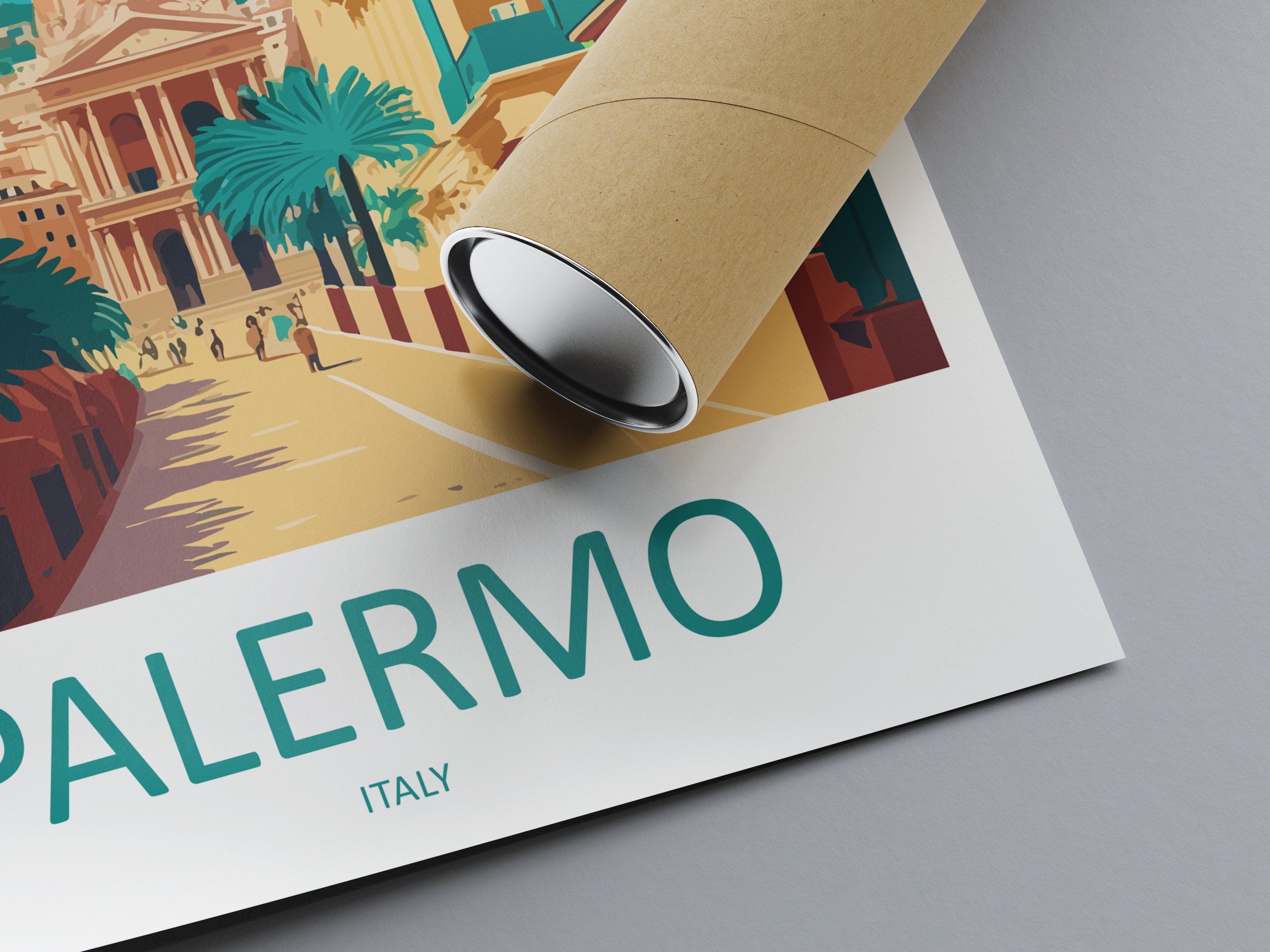 Palermo Travel Print Palermo Sicily Home Décor Palermo Art Print Sicily Town Room Print For Sicily Gift Palermo Poster Wall Art For Italy