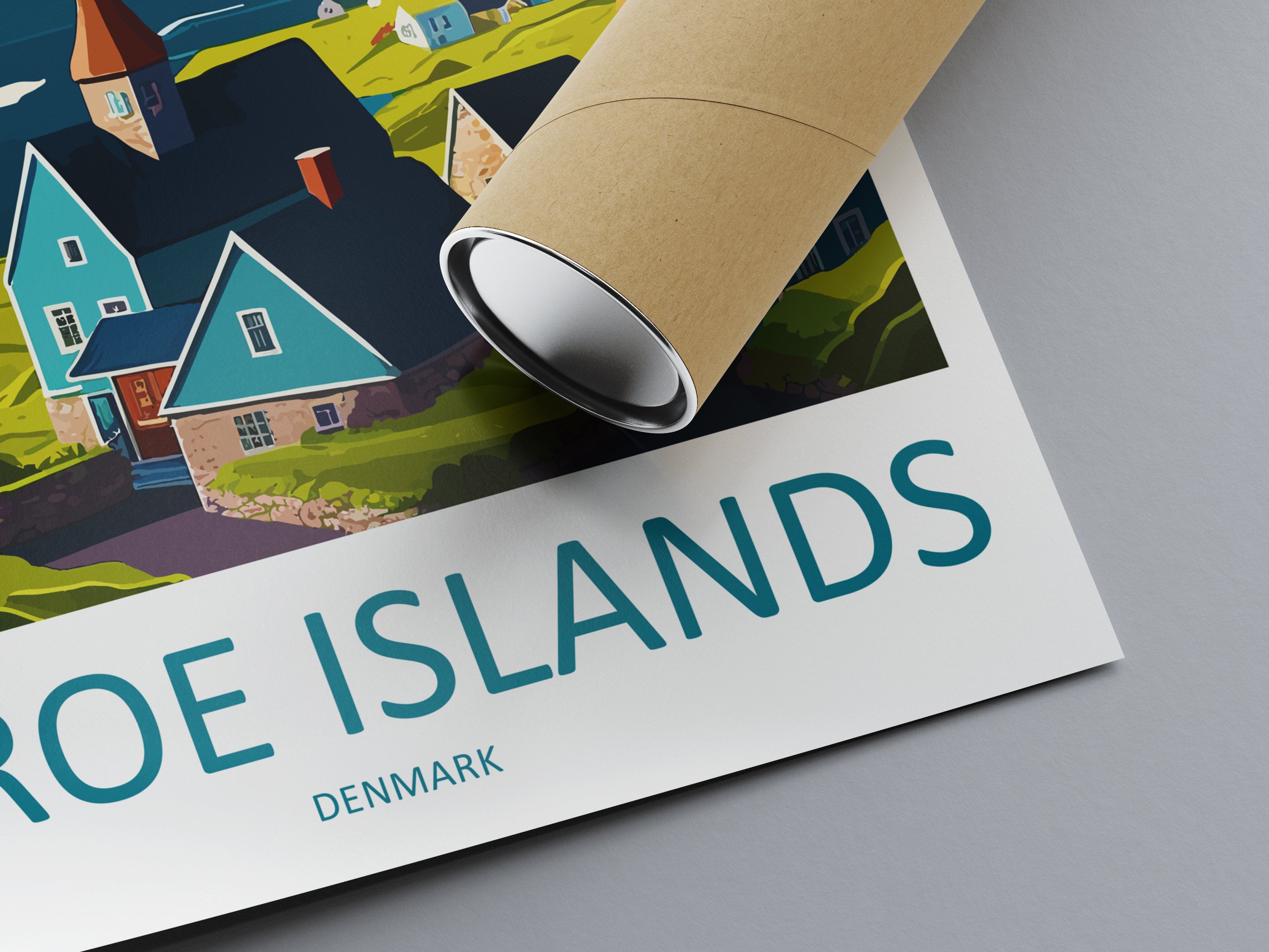 Faroe Island Travel Print Faroe Island Home Décor Denmark Art Print Faroe Island Wall Print For Denmark Gift For The Faroe Islands Wall Art