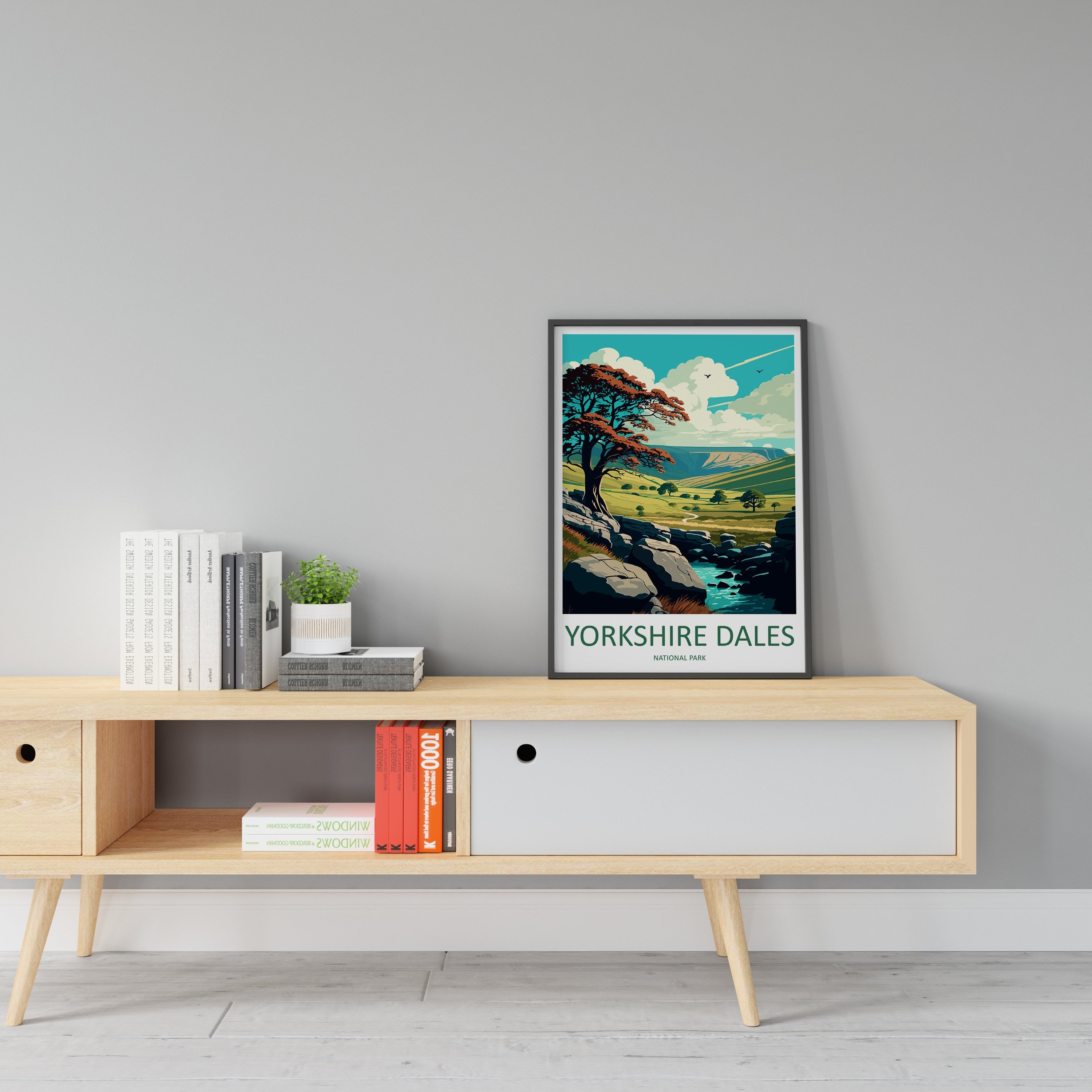 Yorkshire Dales Travel Print Wall Art Yorkshire Dales Wall Hanging Home Decor National Park Gift Yorkshire Dales Lovers National Park Wall