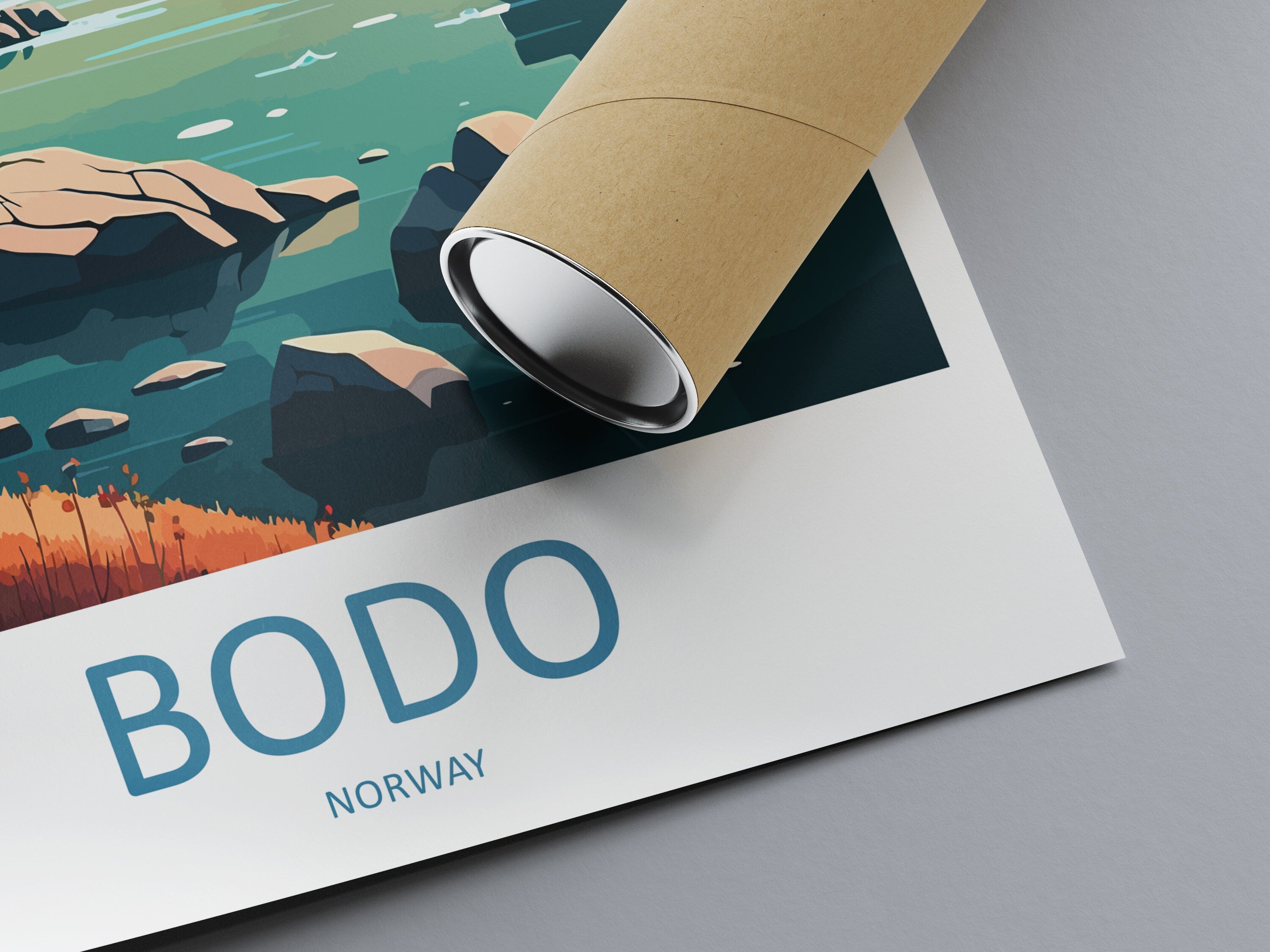 Bodo Travel Print Bodo Home Décor Norway Art Print Bodo Norwegian Wall Print For Bodo City Gift For Norwegian Wall Art Vestfjorden Poster