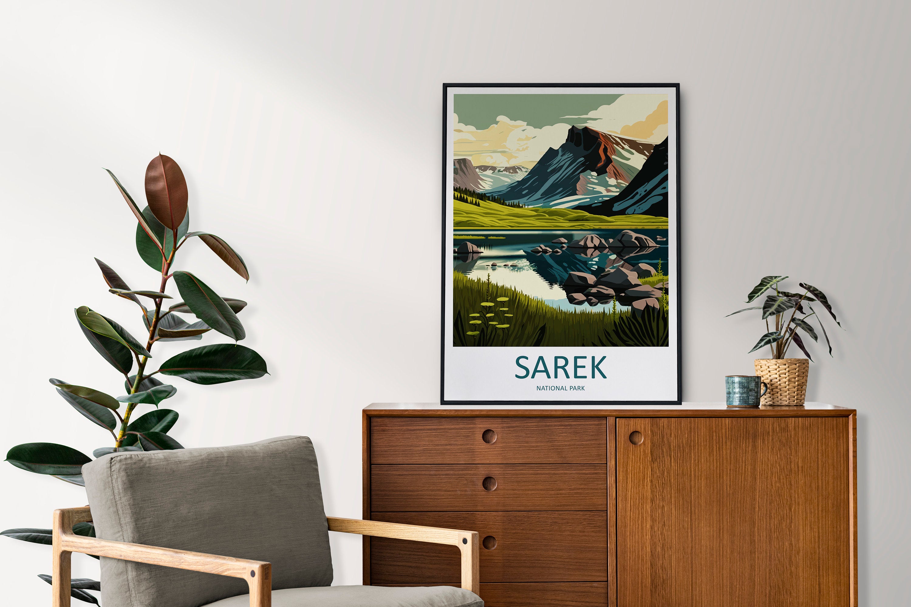 Sarek National Park Travel Print Sarek Park Home Décor Sweden Art Print Sarek Wall Print For Swedish National Park Gift For Wall Art Poster