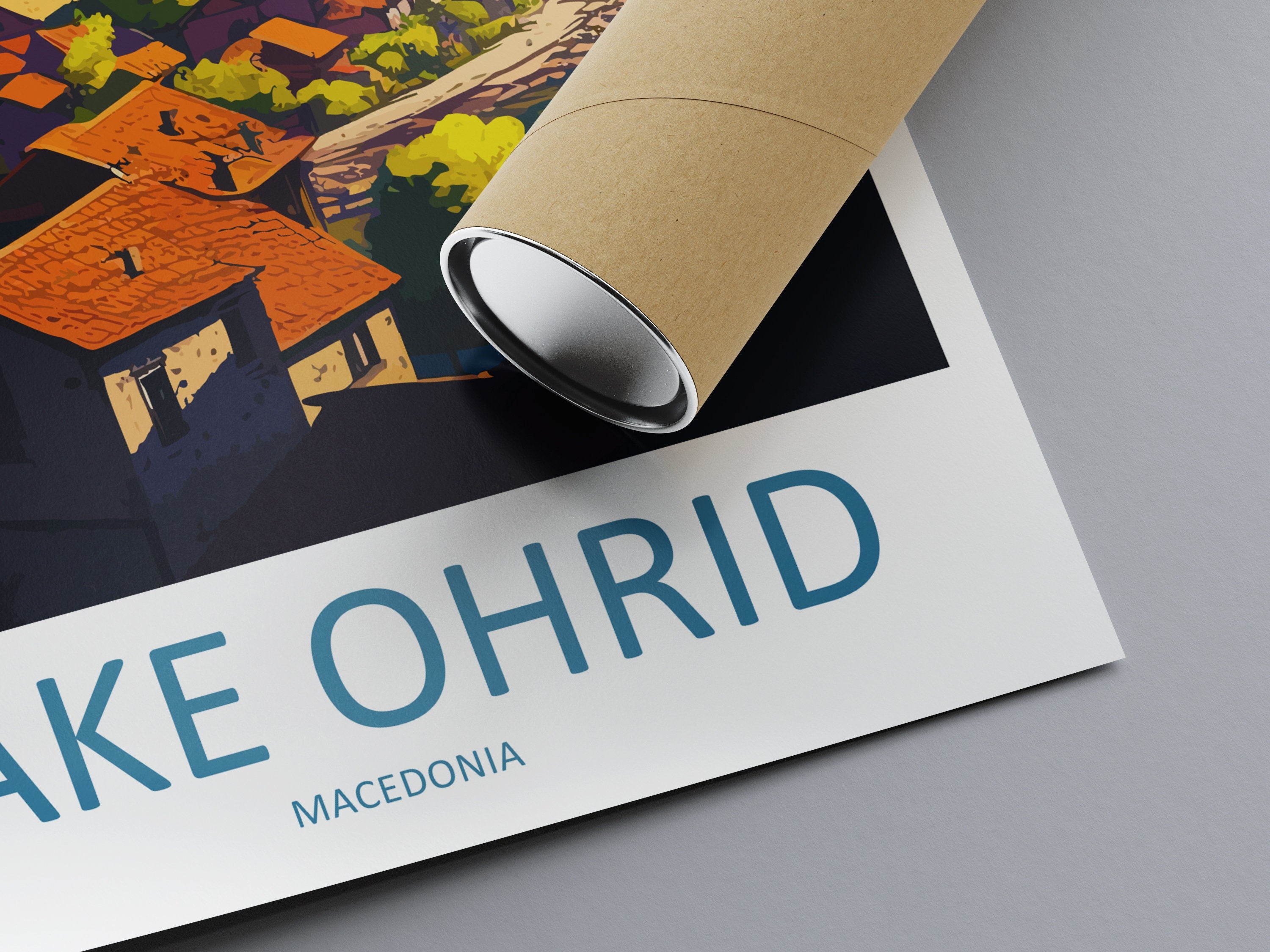 Ohrid Travel Print Ohrid Island Home Décor Lake Ohrid Art Print Church of Saint John Wall Print For Ohrid Gift For Macedonia Wall Theologian