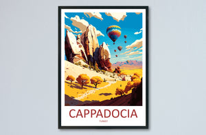 Cappadocia Travel Print Wall Art Cappadocia Wall Hanging Home Decoration Cappadocia Gift Art Lovers Wall Art Print Art Cappadocia Wall Print