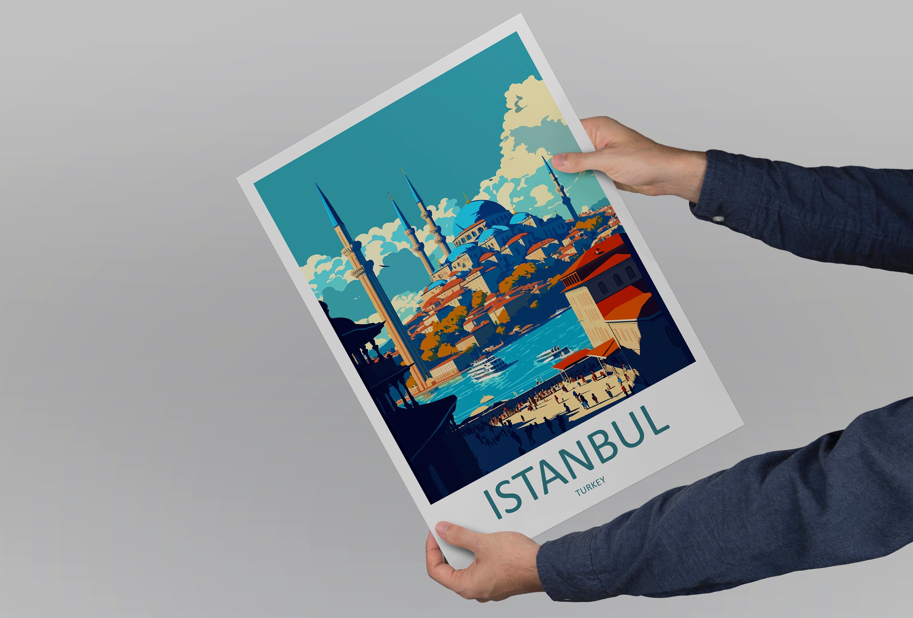 Istanbul Travel Print Wall Art Istanbul Wall Hanging Home Decoration Istanbul Gift Art Lovers Wall Art Print Art Istanbul Wall Print Turkey