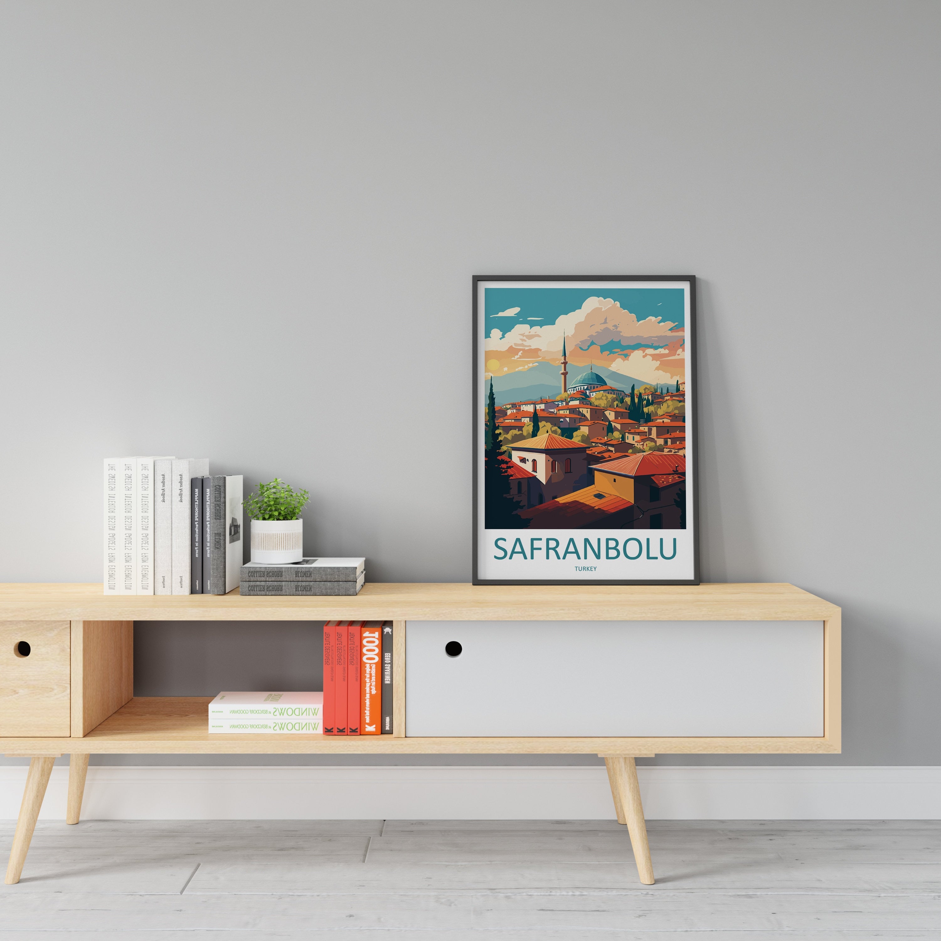 Safranbolu Travel Print Wall Art Safranbolu Wall Hanging Home Decoration Safranbolu Gift Art Lovers Wall Art Print Art Safranbolu Wall Print