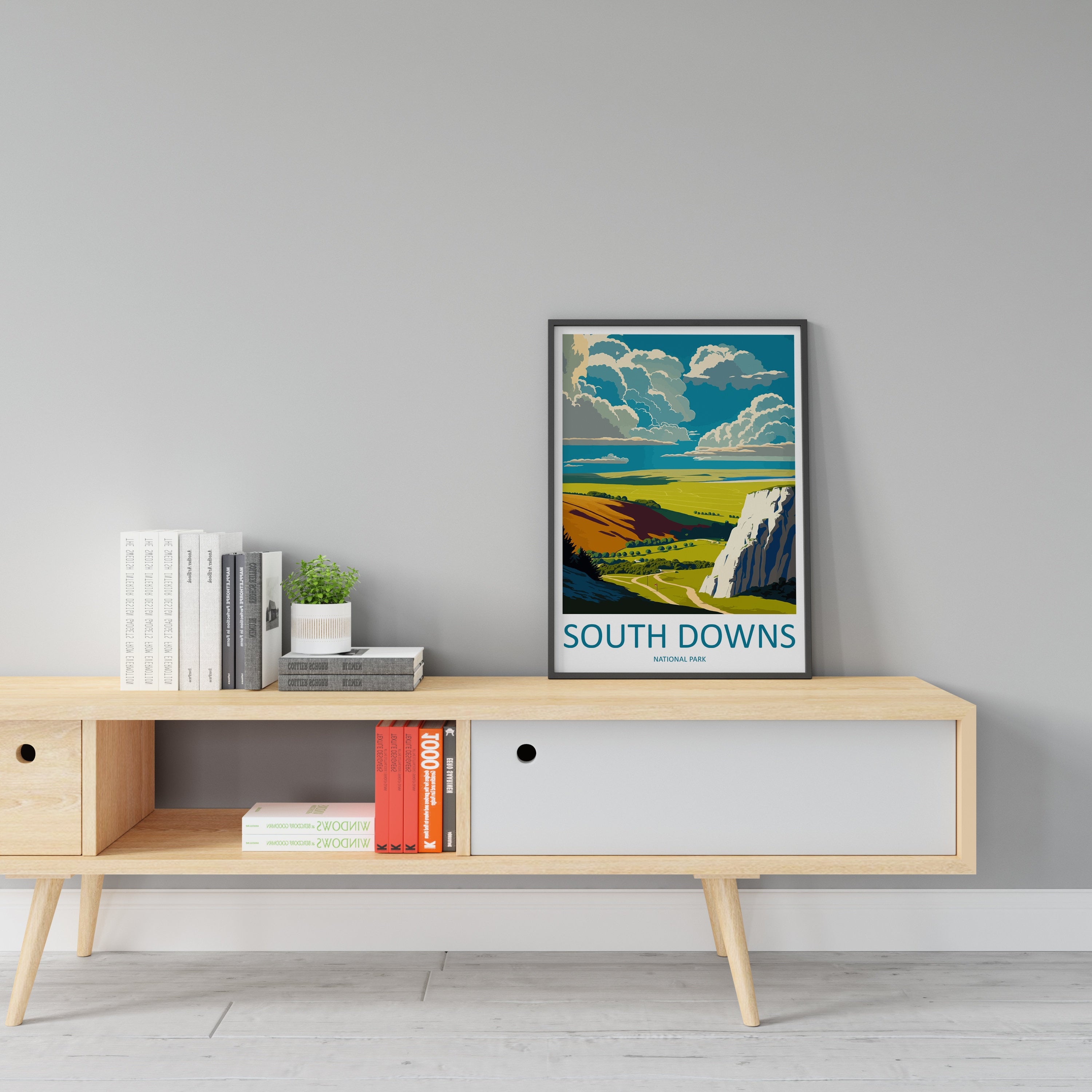 South Downs Travel Print Wall Art South Downs Wall Hanging Home Decor National Park Gift South Downs Lovers National Park Wall South Downs