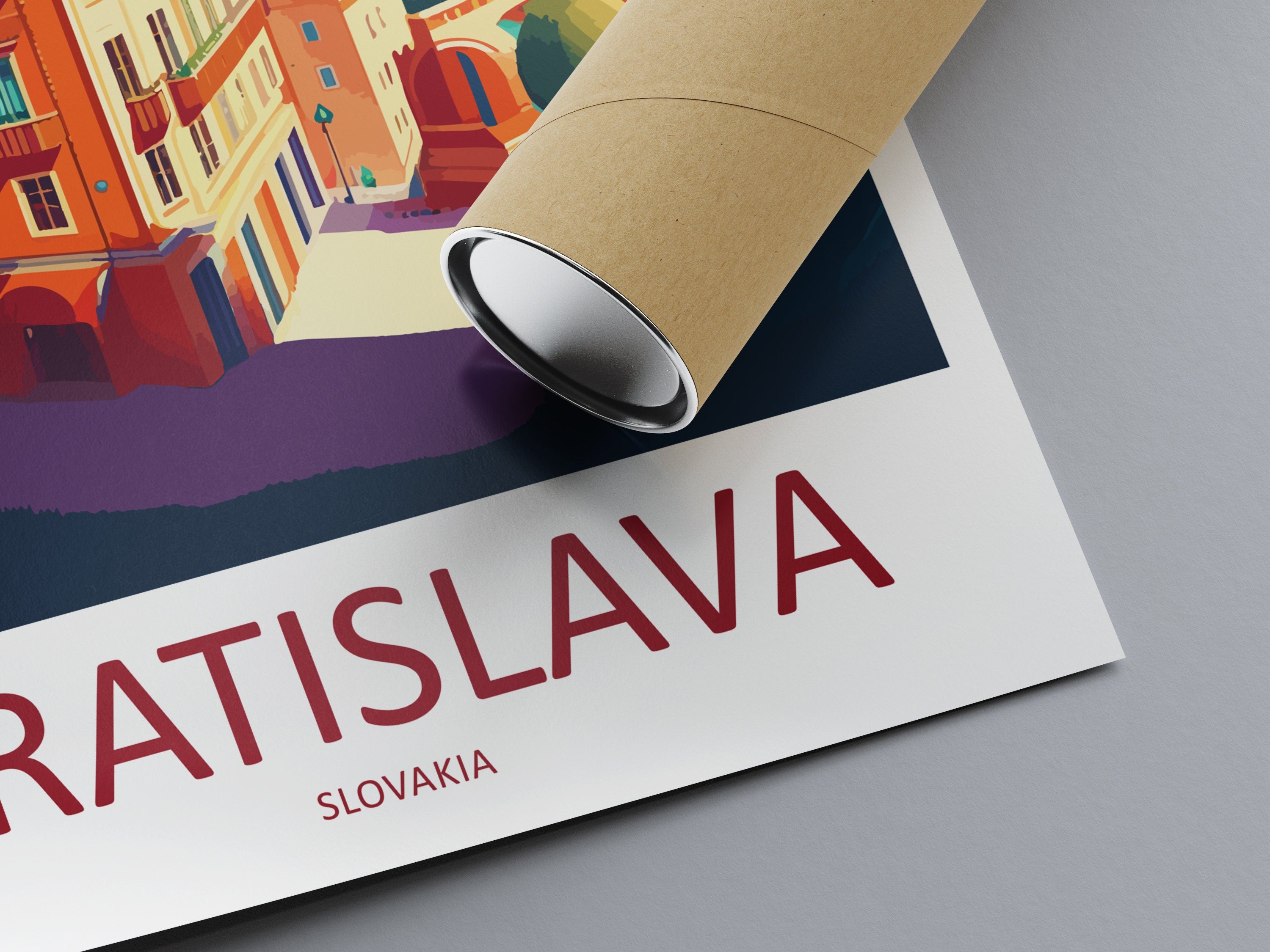 Bratislava Travel Print Bratislava Home Décor Bratislava Art Print Slovakia Wall Print For Slovakia Gift Wall Hanging Bratislava Artwork