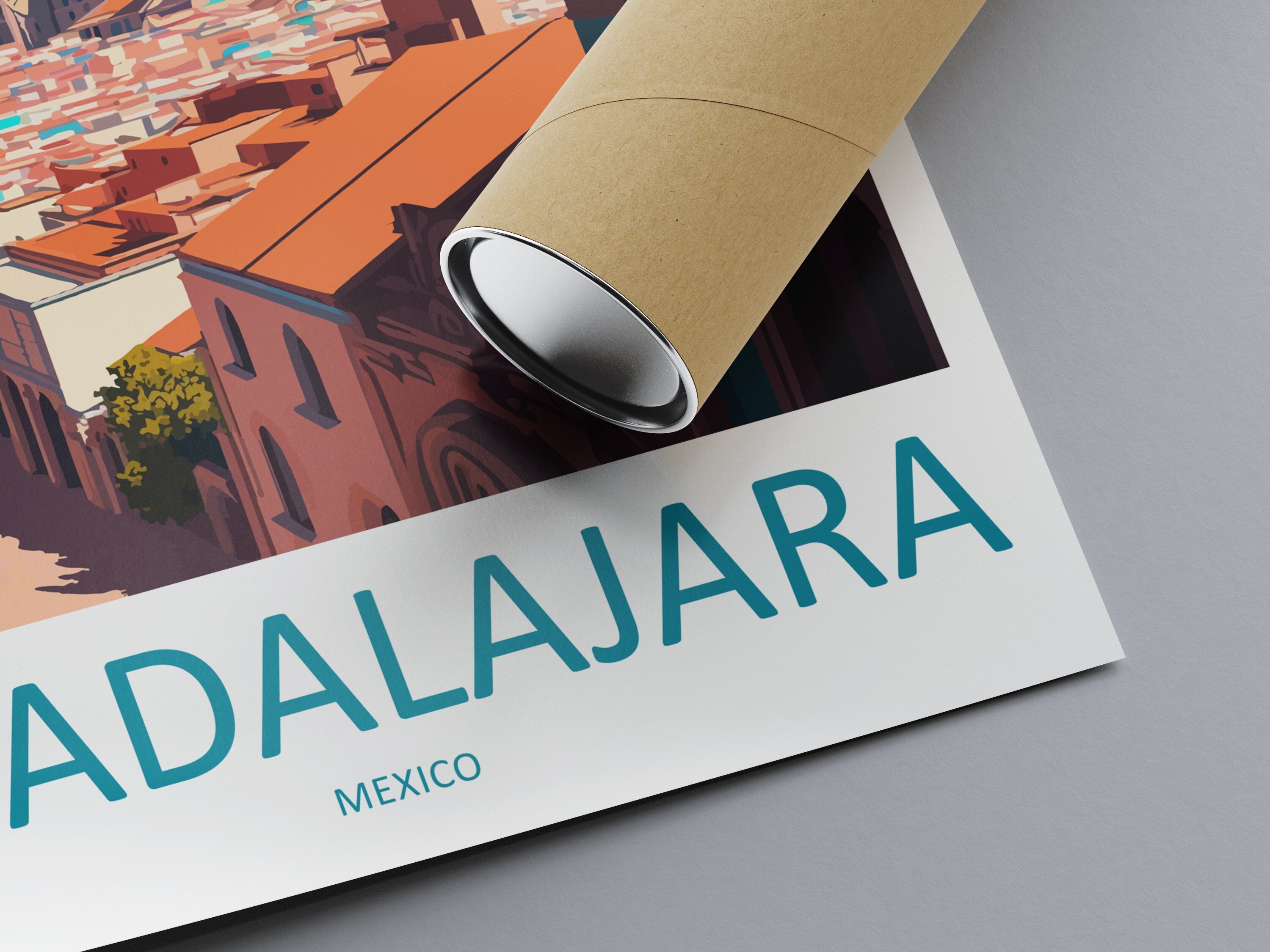 Guadalajara Travel Print Wall Art Guadalajara Wall Hanging Home Decoration Guadalajara Gift Art Lovers Wall Art Print Art Guadalajara Decor