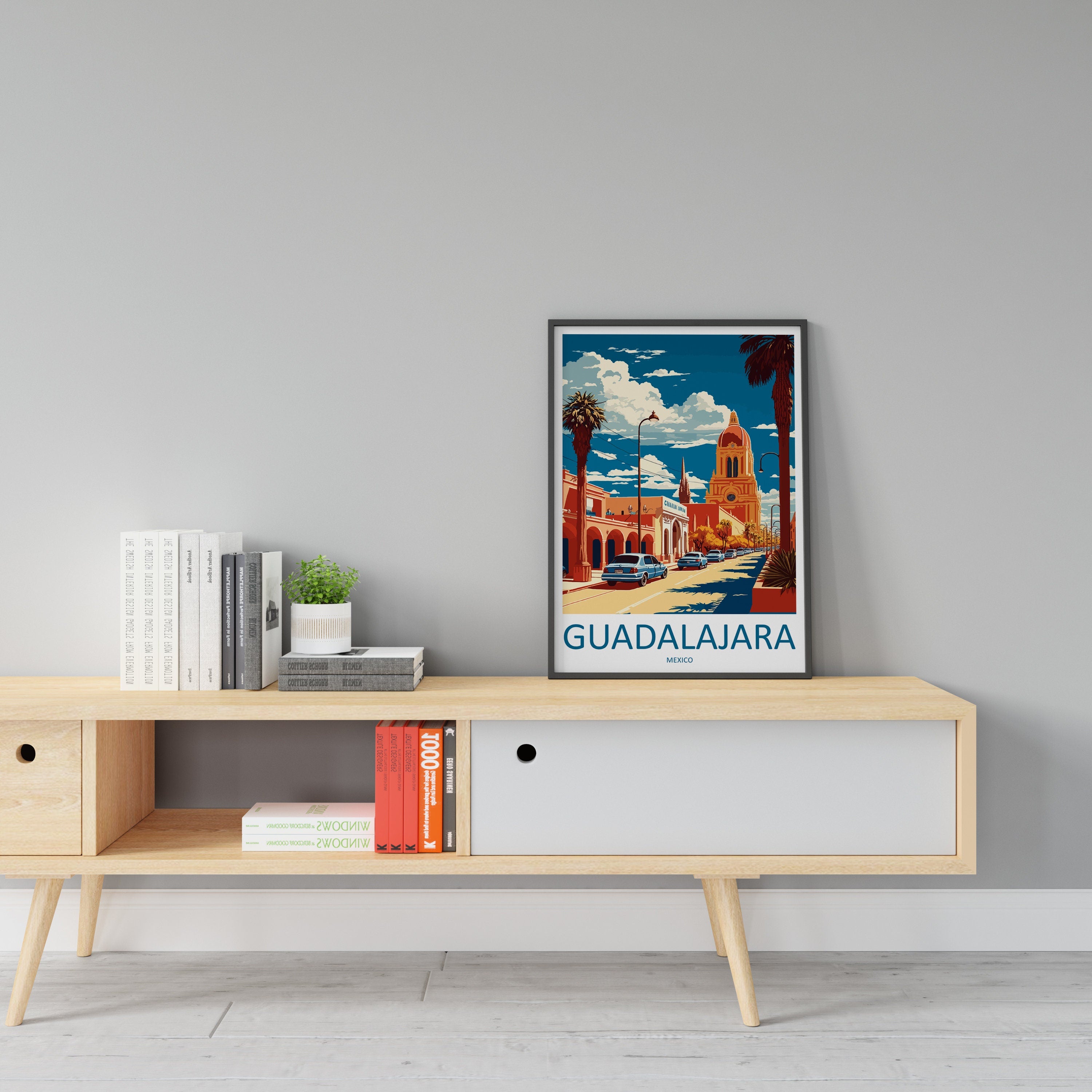 Guadalajara Travel Print Wall Art Guadalajara Wall Hanging Home Decoration Guadalajara Gift Art Lovers Wall Art Print Art Guadalajara Decor